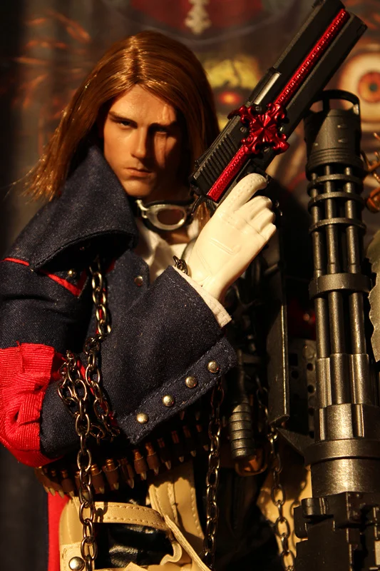 Модели вентиляторов, надувные игрушки, GUNGRAVE, Высота 35 см, 1/6 Ковбой из Преисподней, фигурка, игрушка для коллекции
