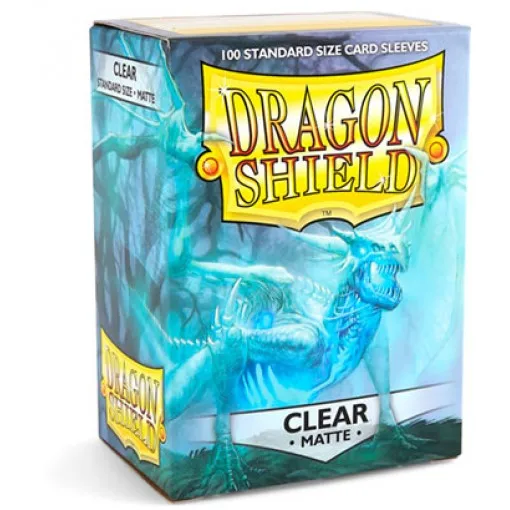 Matte Clear 66x91 мм, 100 шт./лот, цветные матовые карты Demark Dragon Shield, защита для карт MGT, чехол для карт PKM, Star Reals - Цвет: Matte Clear