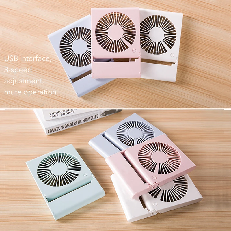 Настольный USB мини-usb перезаряжаемый воздушный охлаждающий бесшумный вентилятор