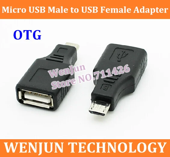 

Micro USB OTG adapter 20PCS micro USB Male to USB Female Converter Adapter for mobile phone panel computer