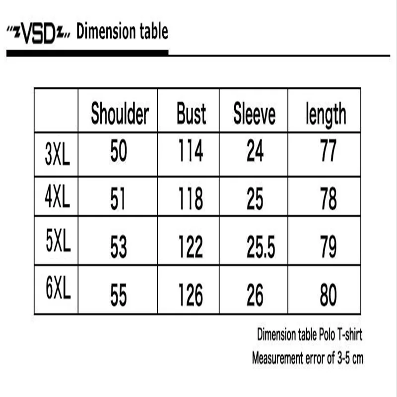 VSD 2017 Итальянское Поло Мужчины 6ХЛ Короткий Рукав Свободного Стиля Белого Цвета