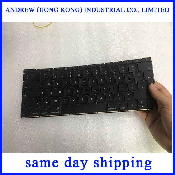 Настоящая новая клавиатура A1708 UK для Macbook Pro 13 3 &quotRetina клавиатуры Layout Late 2016 Mid 2017