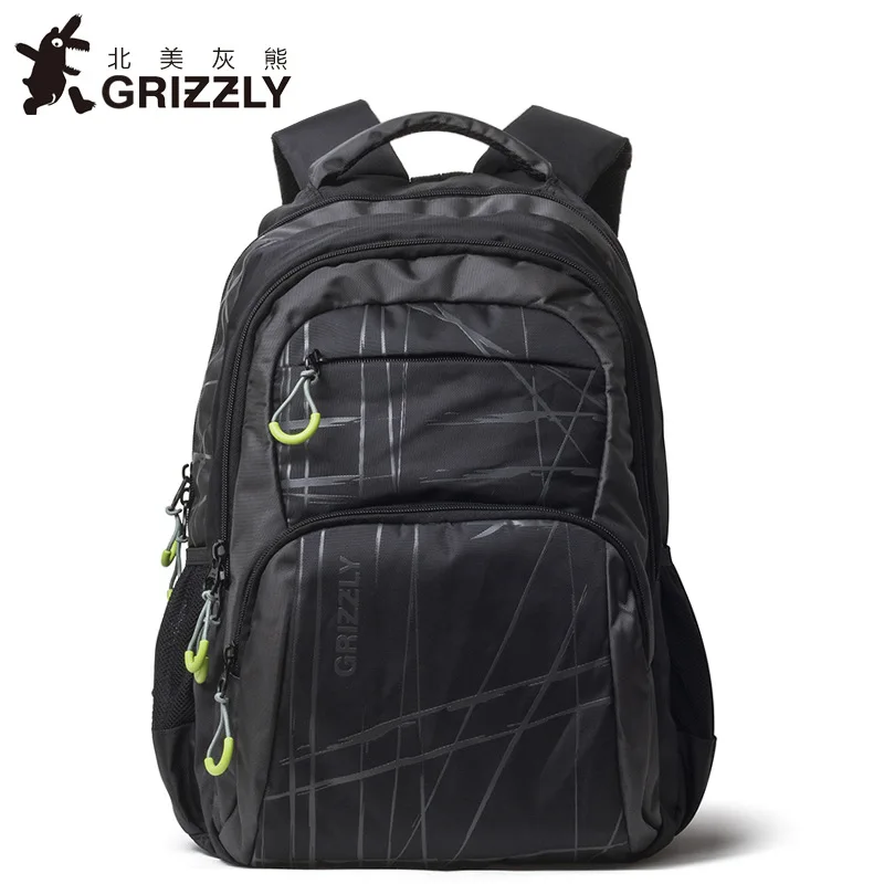 GRIZZLY, мужской рюкзак, Повседневный, Mochila, для подростков, для мальчиков, школьная сумка, многофункциональная, водонепроницаемая, 36-55 литров, большая вместительность, дорожная сумка - Цвет: 12