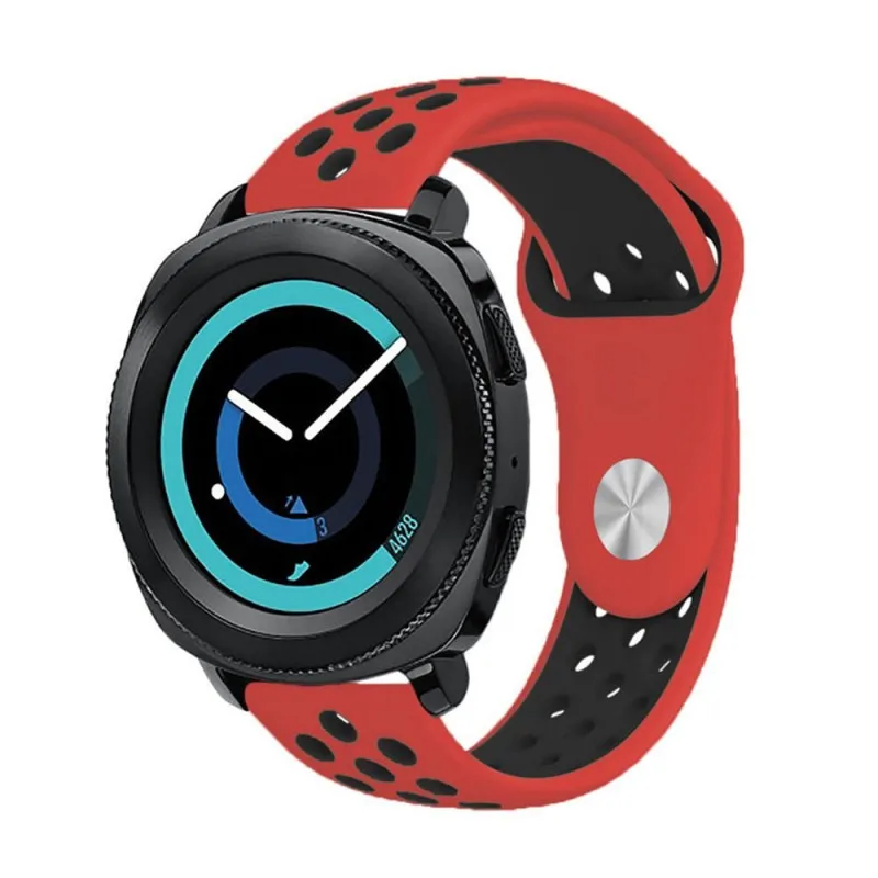 20 мм/22 мм силиконовым ремешком для samsung Galaxy Watch 46 мм 42 мм длина браслета Шестерни S3 S2 Спорт Frontier классический ремешок для наручных часов для huawei часы GT