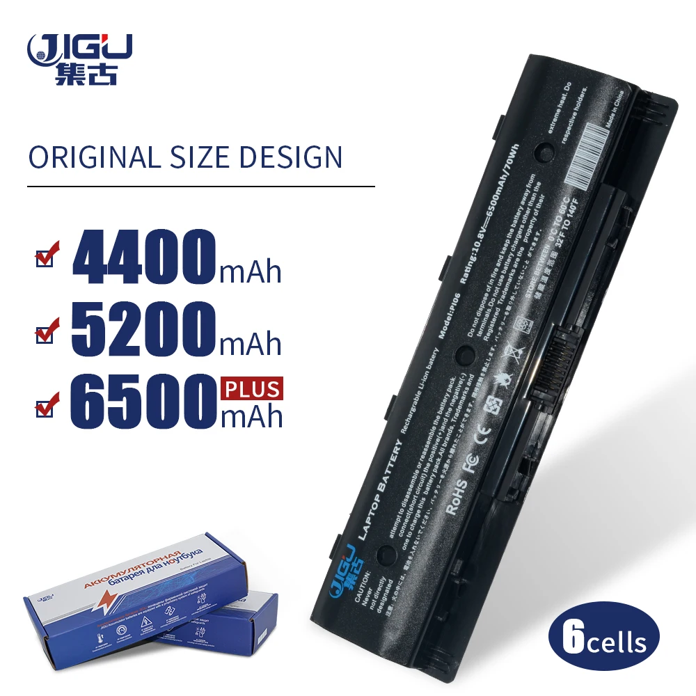 

JIGU 6CELLS Laptop Battery HSTNN-LB4N YB4O LB4O YB4N P106 PI06 PI06XL PI09 For HP For Envy 14 14t 14z 15 17t Series