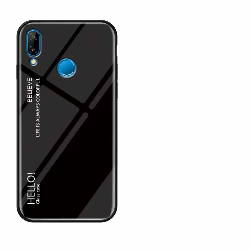 Роскошный силиконовый чехол для Huawei Nova 3 I 3E градиентный прозрачный из
