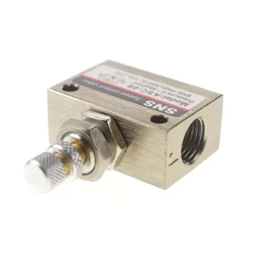 Фото ASC-8 1/4 "BSPT пневматическая флейта клапан дроссельной заслонки x 1 Обустройство ASC-8 1/4 "BSPT пневматическая флейта клапан дроссельной заслонки x 1 Обустройство