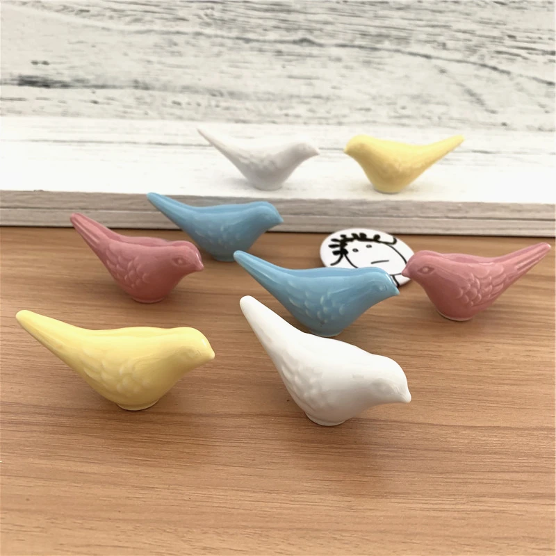 LCH детская комната крашеная керамика Птица ручки шкафа мультфильм ручка для