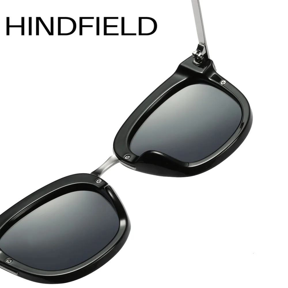 Поляризованные женские солнцезащитные очки Hindfield мужские прямоугольные для