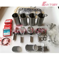 excavator engine rebuild kit for mitsubishi s4l2 s4l piston ring cylinder liner engine bearing gasekt kit valve kit