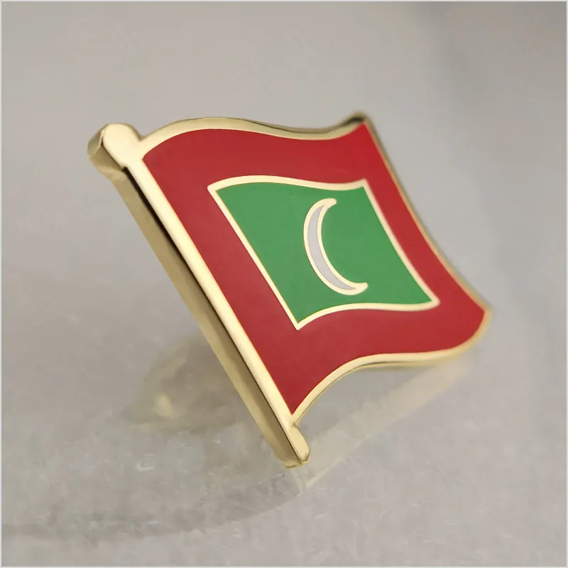 Мягкая эмаль флаг Мальдив солнцезащитные очки|Броши| |