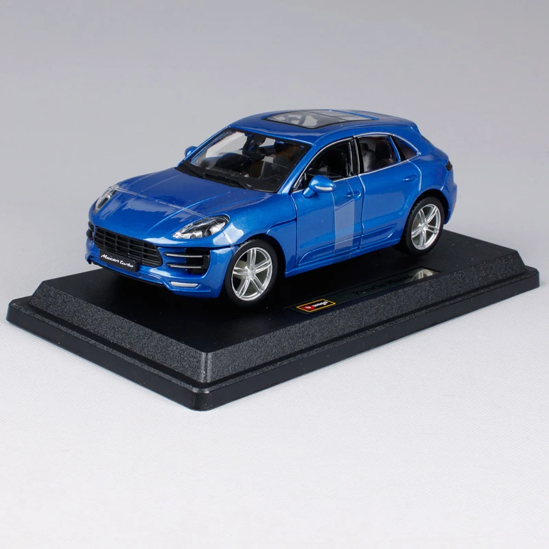 Bburago 1/24 весы Macan Boxter внедорожник металлический брелок для автомобильных ключей