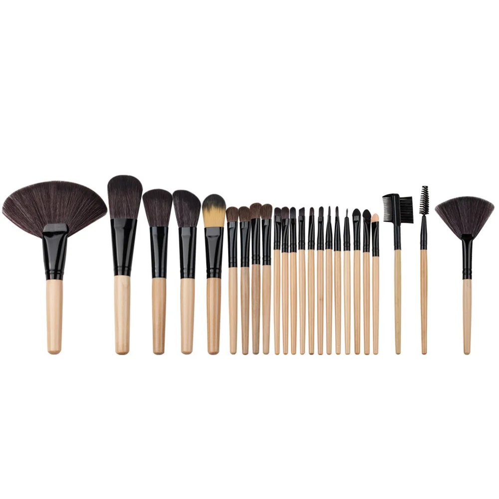 12/24Pcs Professional Makeup Brushes Set Powder Eyeshadow Lip Brush Pinceaux Maquillage Beauty Cosmetic Tools Kit With Bag | Красота и