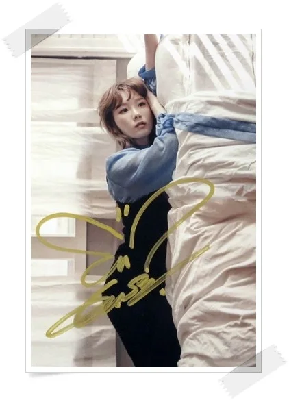 Оригинальная фотография с автографом SNSD Tae Yeon коллекция 4*6 дюймов новая Корейская