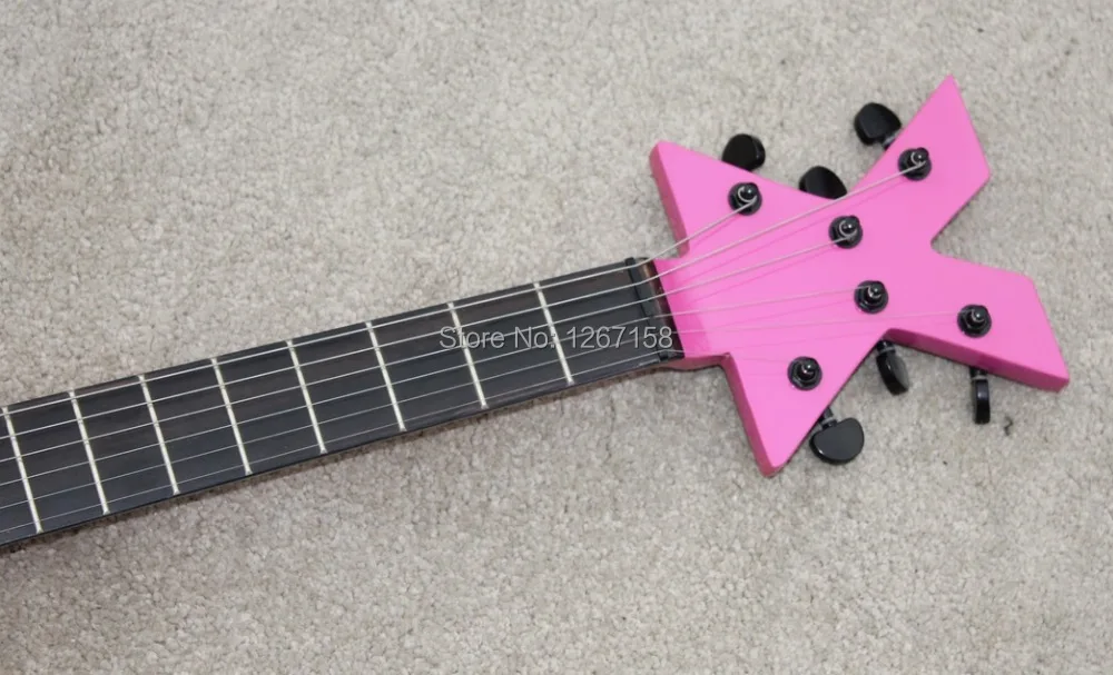 Грот Гитара Фабрика ручной работы твердая странная форма электрическая гитара