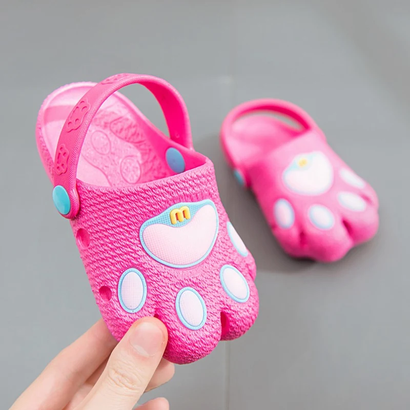 Летние детские милые садовые сандалии Обувь с героями мультфильмов Сандалии
