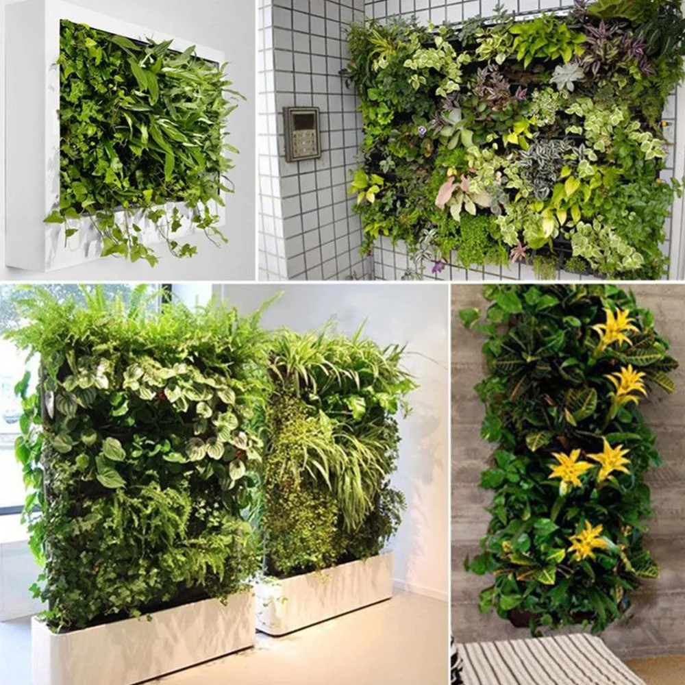 Вертикальный подвесной садовый плантатор с 6/9/12/18/56/64 карманами|hanging planter|garden