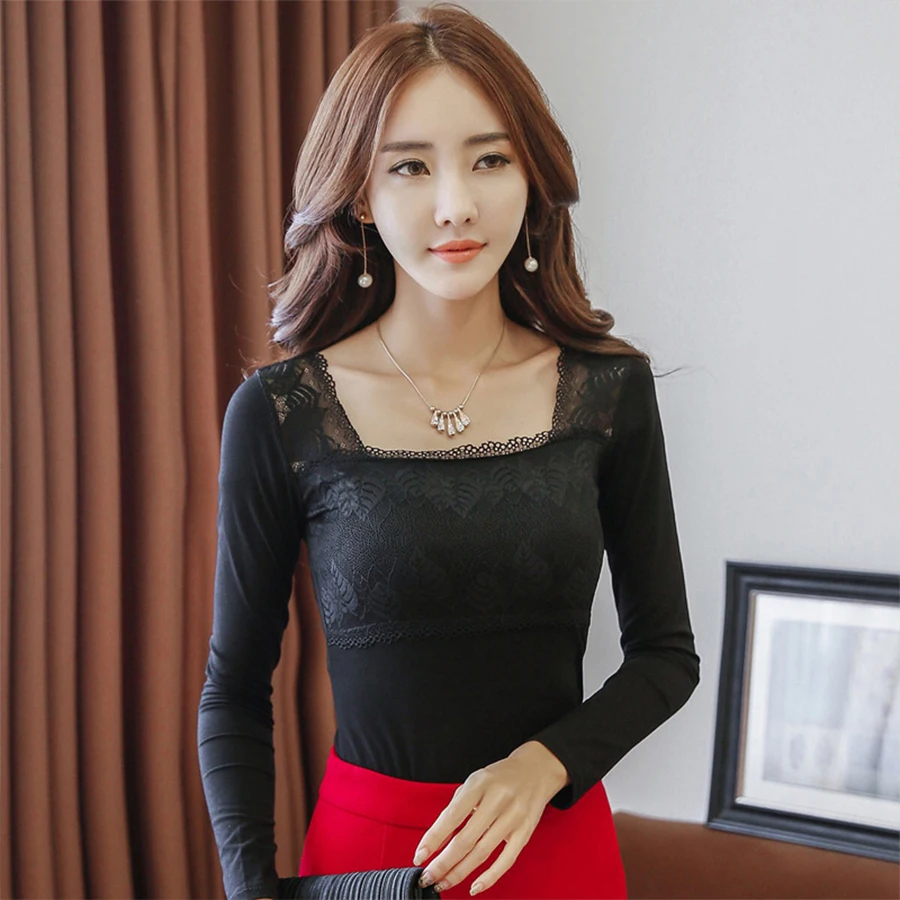 Женские Дышащие кружевные топы 6 цветов черные серые белые облегающие Топы с