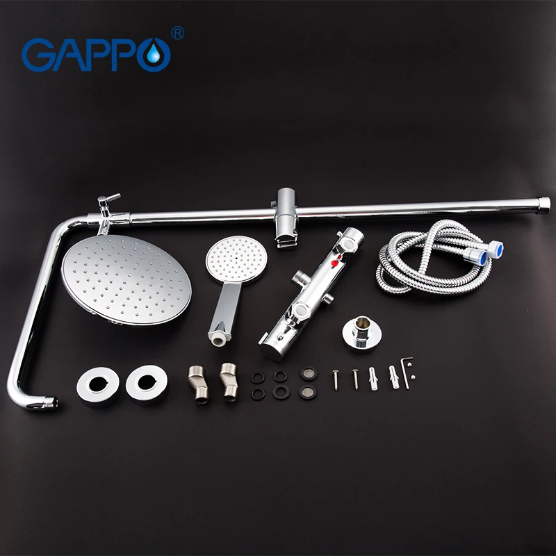 GAPPO смеситель для ванной комнаты термостат кран Водопад настенное крепление