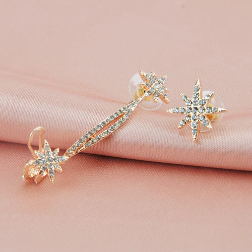 Горячая Распродажа манжета для уха со звездой женские Личность роскошный клип