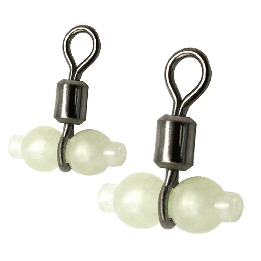 20 шт. из нержавеющей стали светящаяся Тыква Вращающийся шарнир для рыбалки