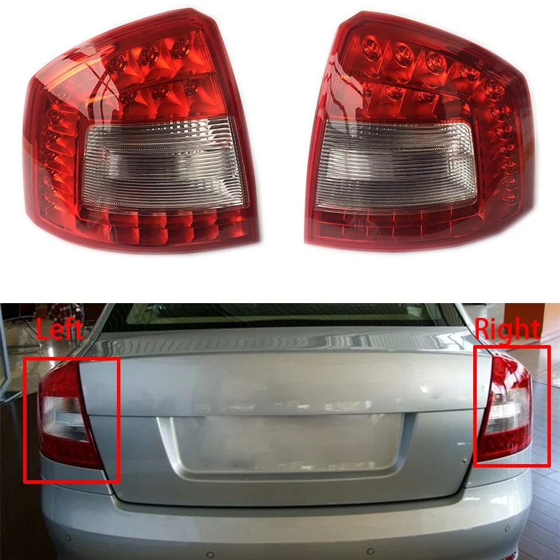 1 шт. светодиодный светильник для SKODA Octavia A6 для RS 2009 2010 2011 2012 2013 автомобильный Стайлинг светодиодный задний фонарь для автомобиля задний светильник
