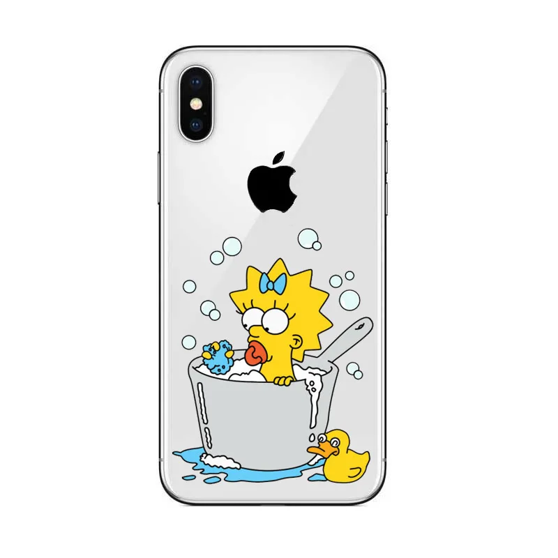 Крутой ГОМЕР Симпсоны есть пластиковый логотип Жесткий ПК чехол для iPhone 5 5S SE 6 6S Plus 7 8 Plus X10 XR XS MAX 11 Pro Max - Цвет: TPU
