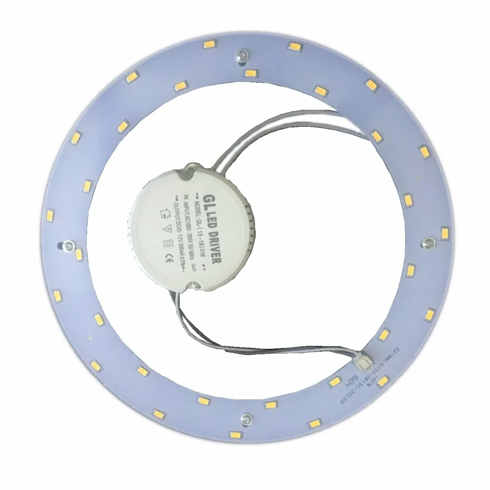 Высокая яркость 5730 1800LM 18 Вт СВЕТОДИОДНЫЙ Кольцо магнитную пластину 110V 220V для того