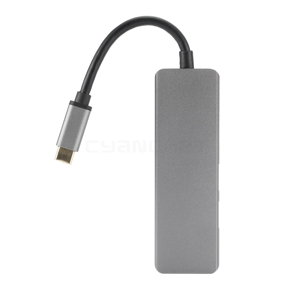 Адаптер type C USB C 3,1 к HDMI USB 3,0 кард-ридер концентратор док-станция конвертер Поддержка 4K для Macbook Chromebook Pixel