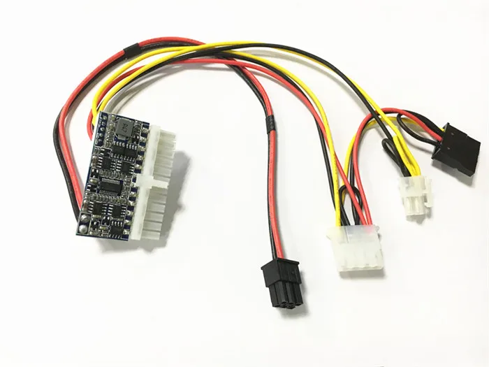Новый PCI-E 6pin 12В вход DC 250 Вт ATX 24pin модуль питания ssithc Pico PSU автомобильный мини ITX High 4P