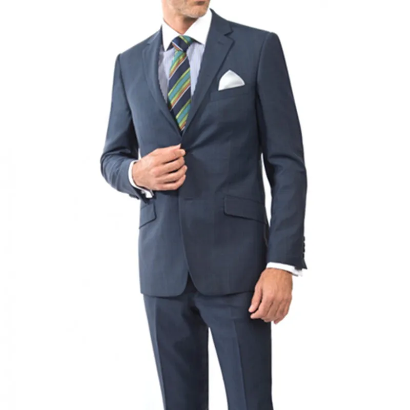 2 на пуговицах, с разрезом нагрудные Luce плед темно Slim Fit мужской костюм жениха Одежда смокинги для свадьбы официальная Вечеринка мужской костюм s на заказ