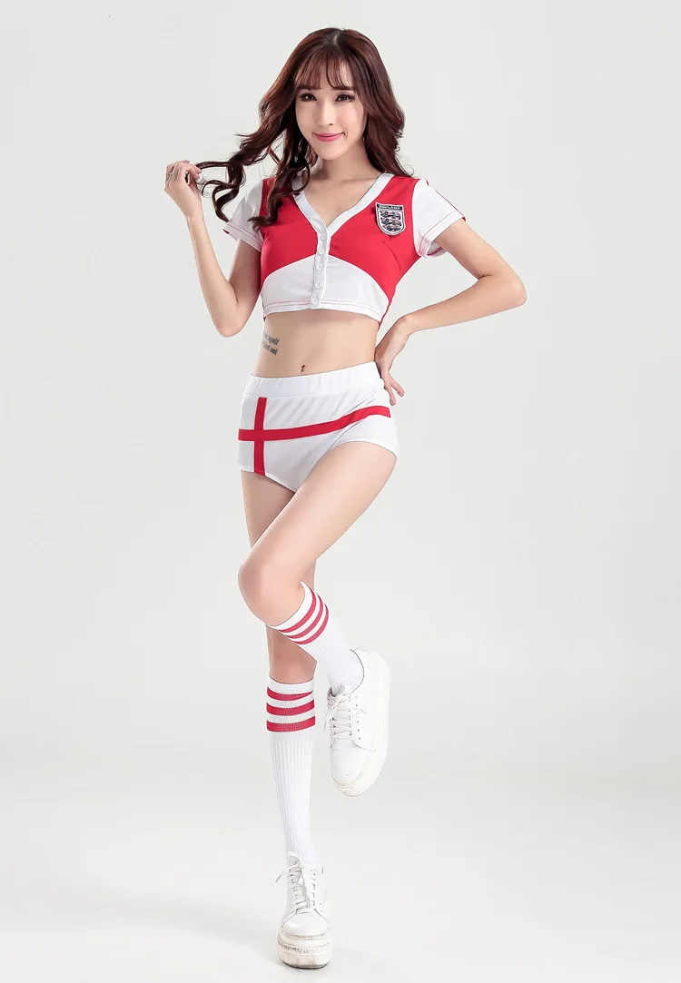 Сексуальный костюм Болельщицы для девочек сексуальное женское белье школьная