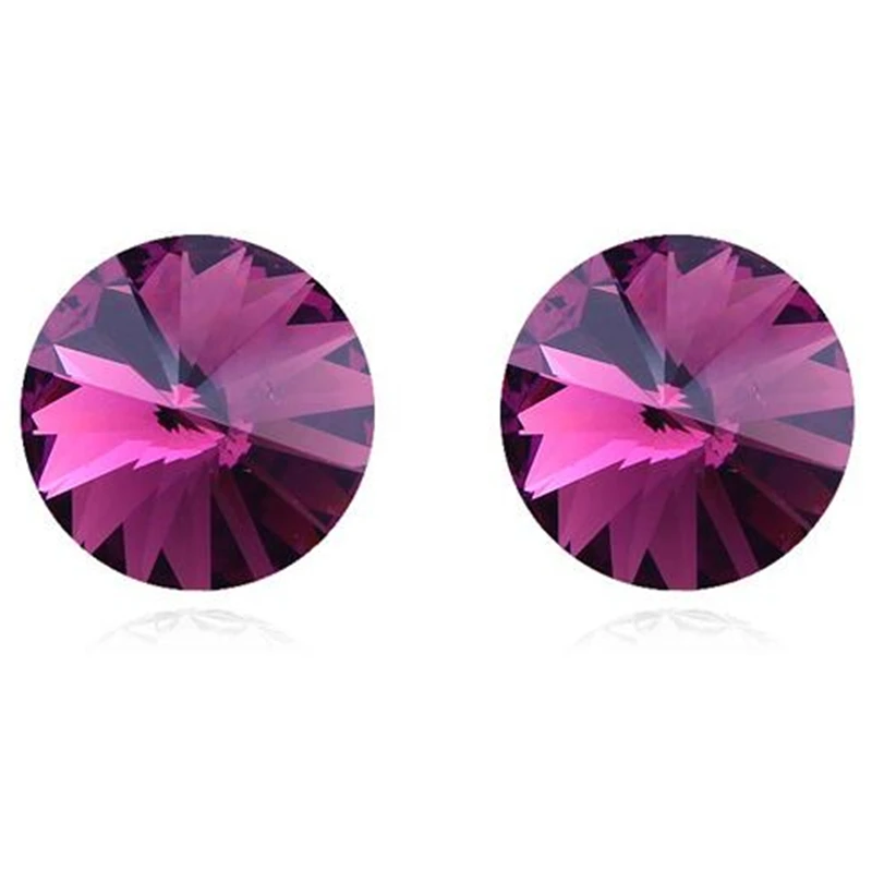 Кристалл с Элементами swarovski Мода Серьги Стержня Для Женщин 2016 Белый Позолоченный