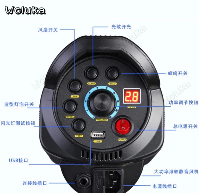 Studio flash photo 300W the photography strobe light flashlight GN52 shooting equipment Commercial advertising CD50 T10 |