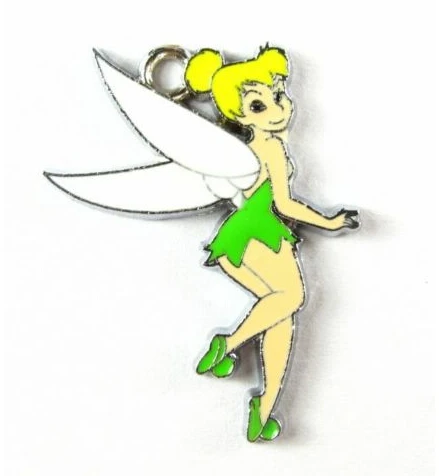 Оптовая продажа 20 шт зеленый Tinkerbell Фея Подвески рукоделие Создание ювелирных