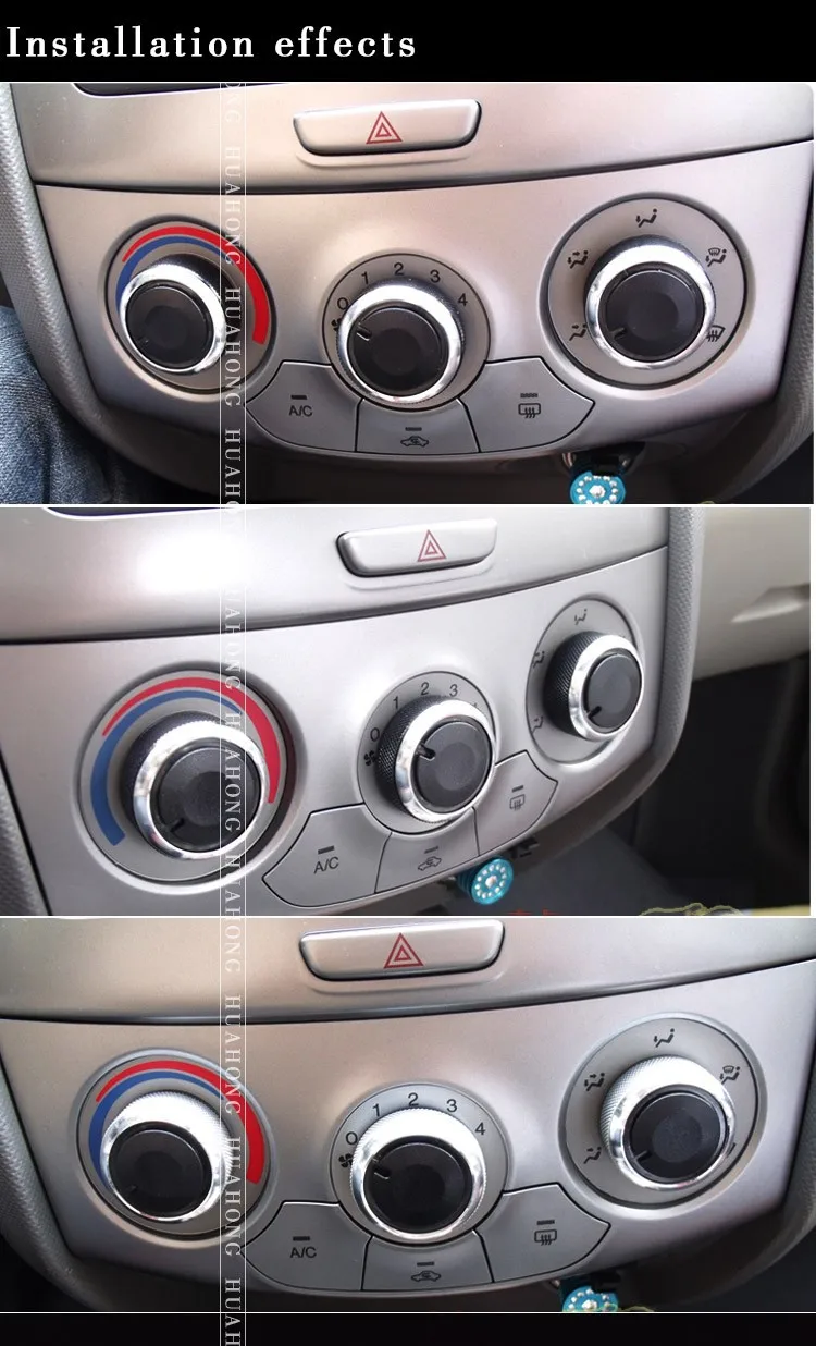 Для chevrolet Sail AC Ручка кондиционера регулятор тепла переключатель ручка алюминиевый сплав аксессуар для украшения салона часть 2011-2013