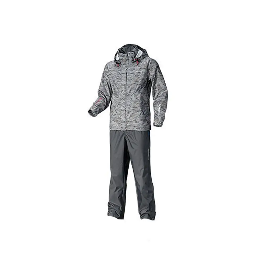 Camouflage Новинка,, Shimano DS, RA-027Q, одежда для рыбалки, Базовый костюм, DRYSHIELD, водонепроницаемый, дышащий, рыболовные снасти, черный камуфляж - Color: Camouflage