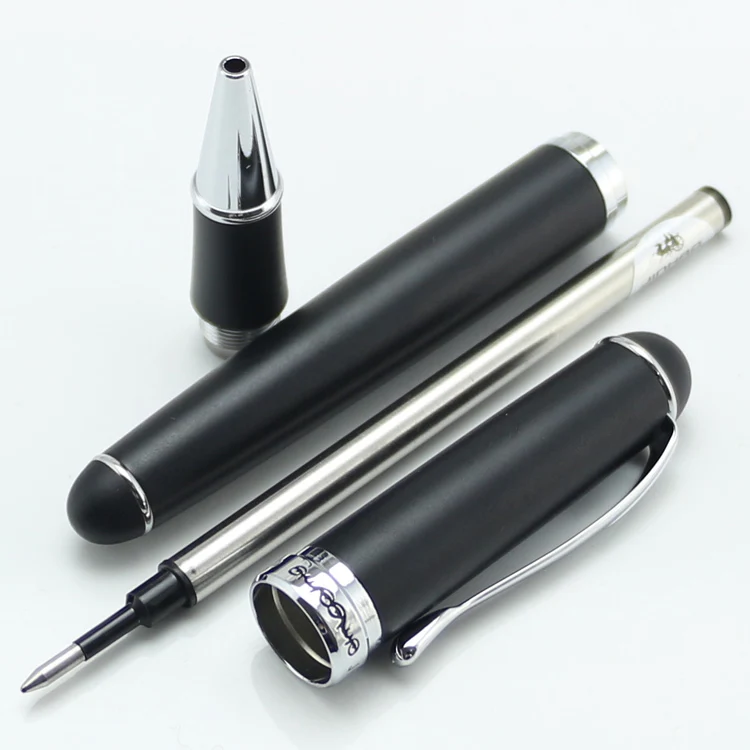 JINHAO 750 Делюкс шариковая ручка черные и серебряные Канцтовары Школьные офисные