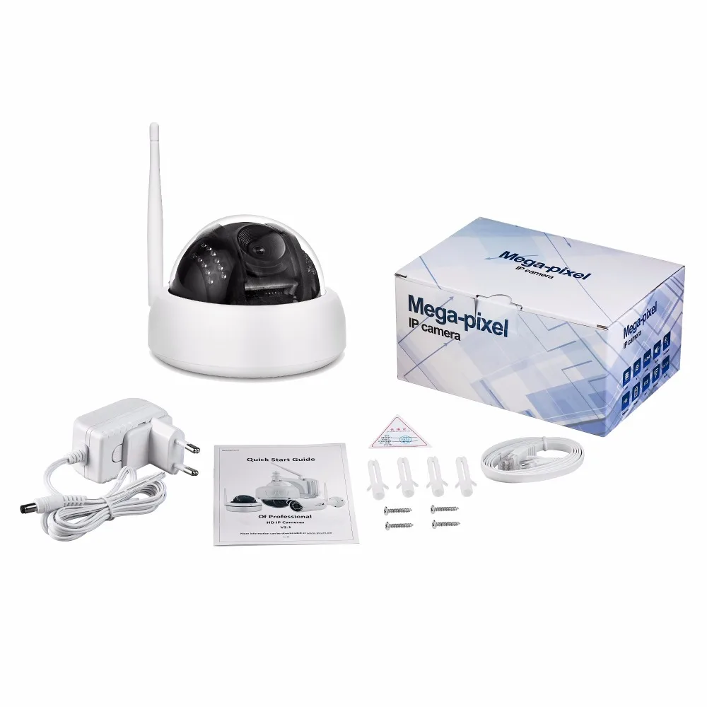 Беспроводная IP камера Onvif 2 Мп HD 1080P Wi Fi ночное видение ИК 20 м поддержка TF карты