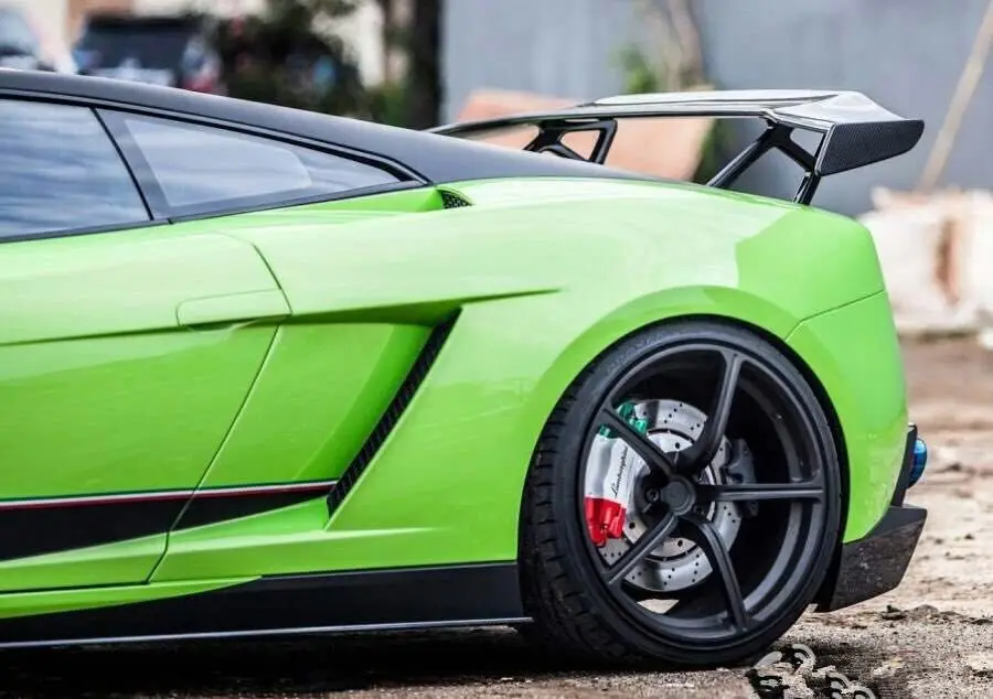 Подходит для 08 14 Gallardo LP550 LP560 LP570 задний спойлер заднего крыла из углеродного