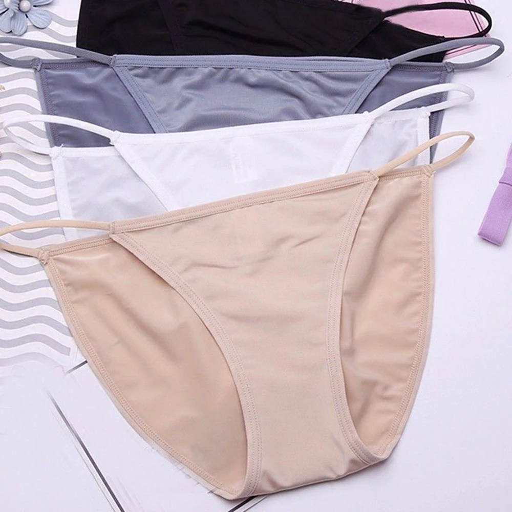 1 шт. женские трусики натуральные шелковые трусы средней высоты бесшовное