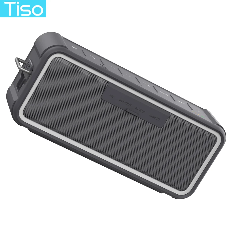 Tiso IPX7 водонепроницаемый Bluetooth динамик 2 1 каналов 20 Вт Супер 3D стерео Бас NFC