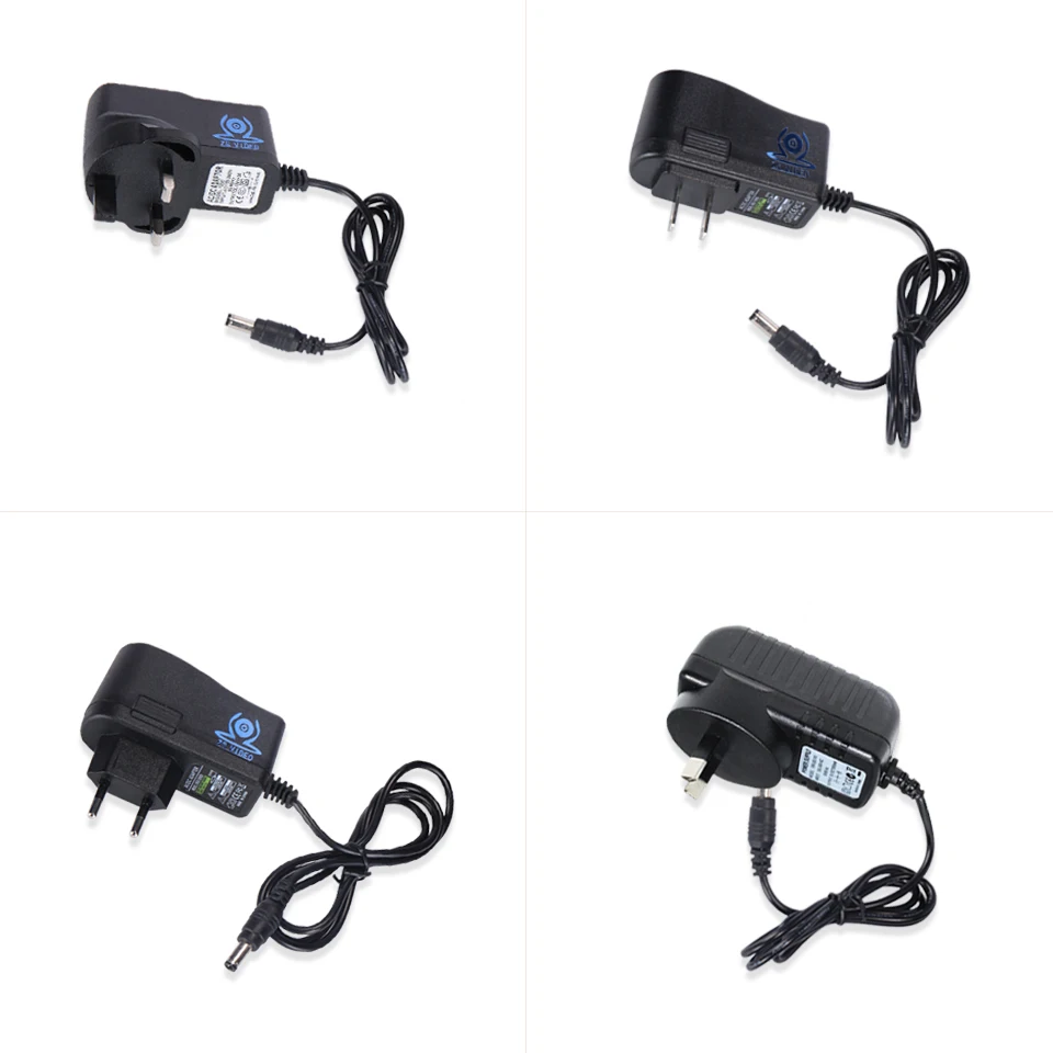 ZSVEDIO 12V 2A адаптер питания US/EU/AU/UK для HD CCTV IP камеры Surveillence системы | Безопасность и