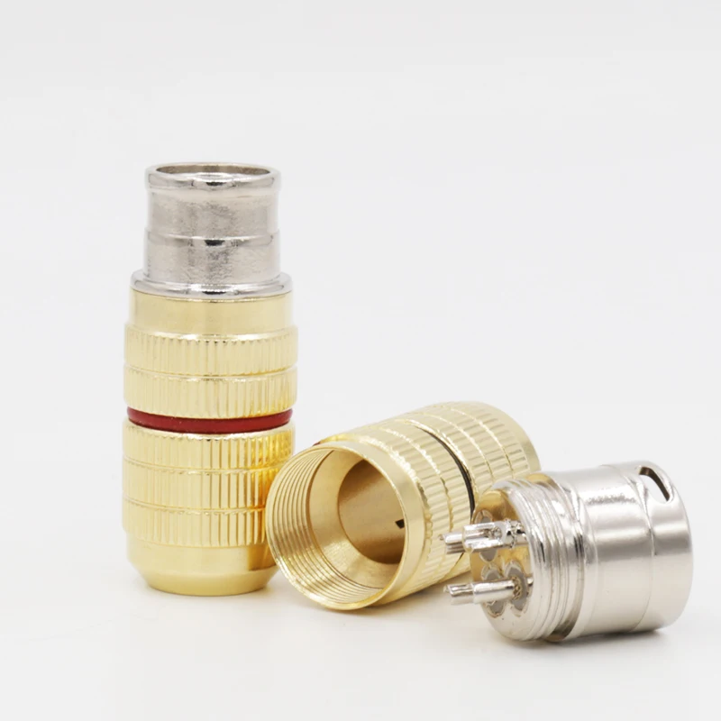 Hi Fi Позолоченный разъем XLR аудио 3Pin M & F черный и красный|hifi plug|xlr goldxlr audio |