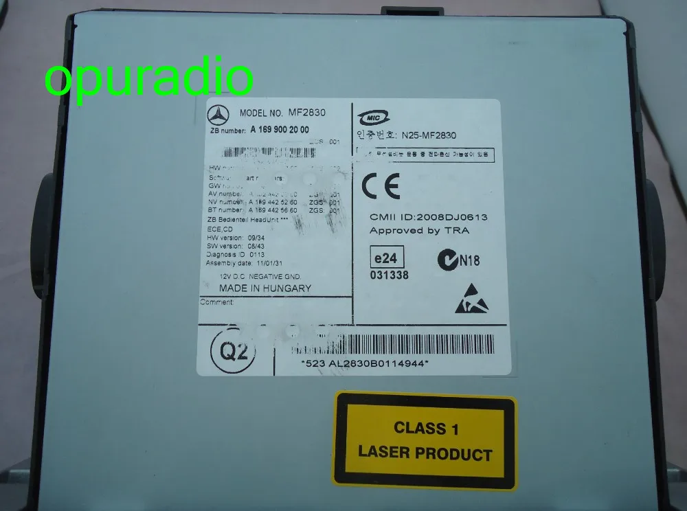 Brand new Alpine 6 CD changer N25-MN3840 for Mercedes Vito B class Audio 20 A169 900 21 00 made in Hungary | Автомобили и