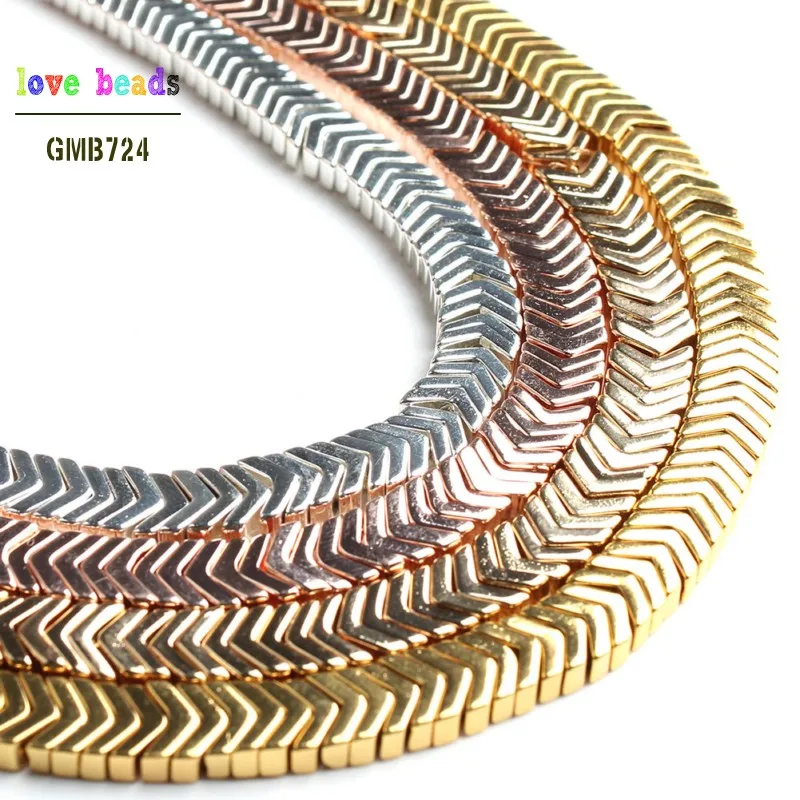 6 5mm натуральный v образной Формы Розового Цвета: золотистый серебристый Цвет