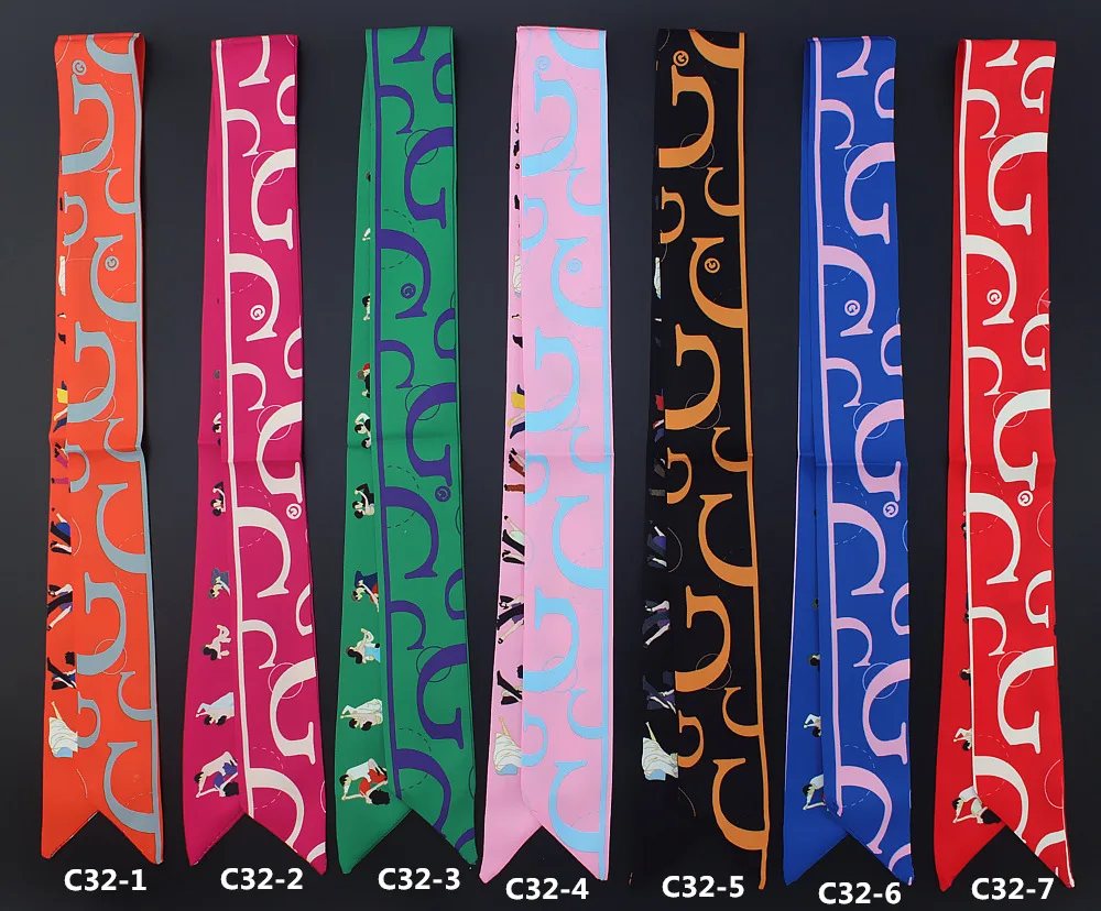 Новый саржевый шелковый шарф для женщин модный мешок волос с ручкой украшение