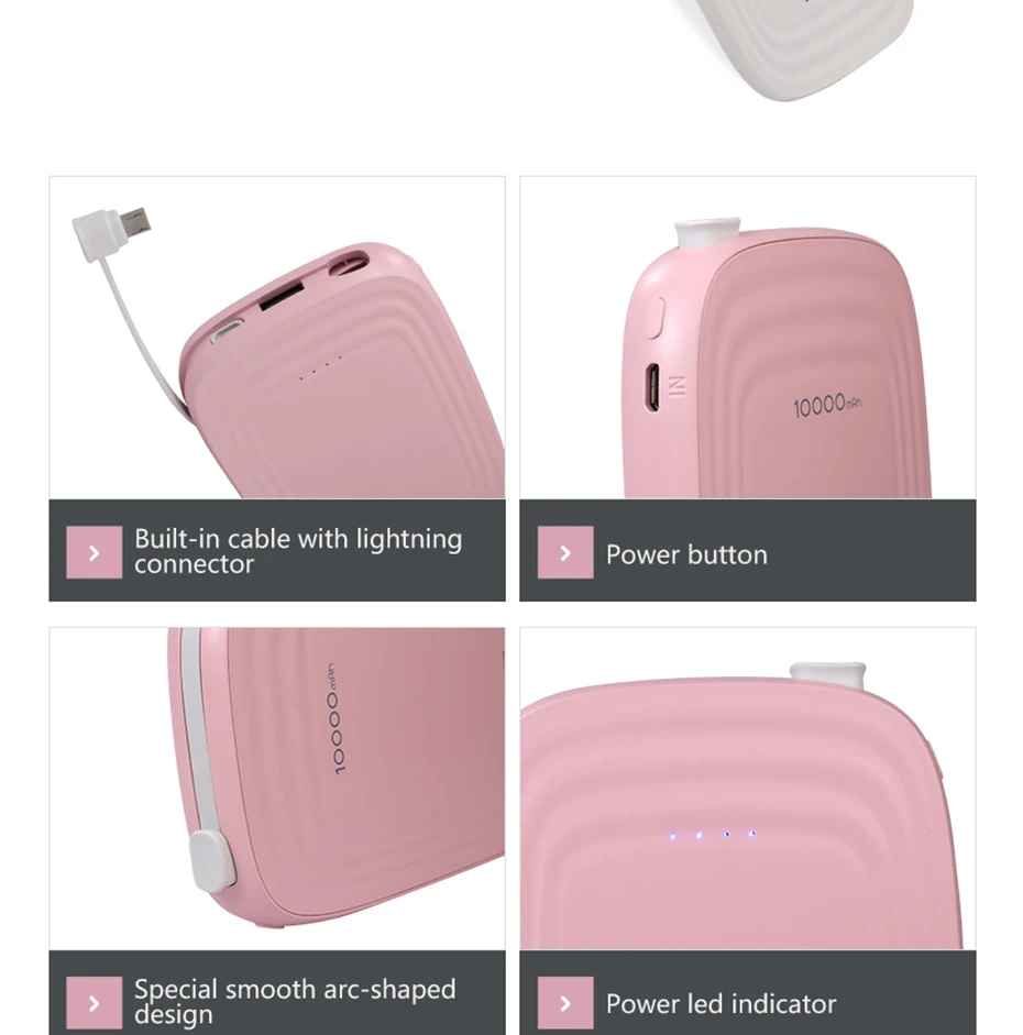 WST 10000 mAh Портативная Мобильная Внешняя батарея power bank аккумулятор power Bank для Xiaomi samsung телефон Poverbank зарядное устройство