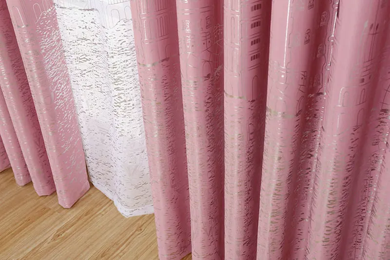 2017 новое поступление с принтом &quotзамок&quot светонепроницаемые шторы для детской