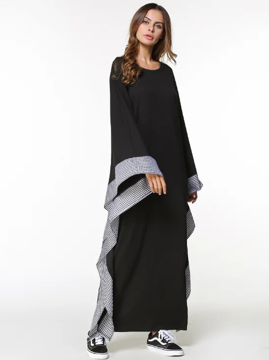 Мусульманское платье Дубай Abaya 2020 ткань кафтан черная Абая винтажная яркая